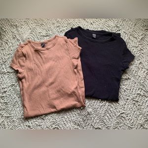 SHEIN 2 pack Body con short sleeve dresses, size small